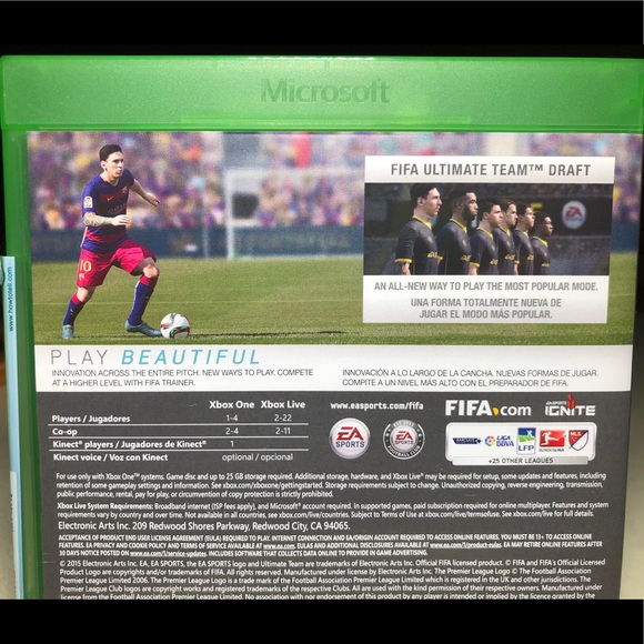 FIFA 16 EA Sports Like New XBOX ONE Video Game - Picture 5 of 6